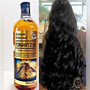 Anti hair Fall & Regrowth shampoo, Ancient natural herbal formula, TONANTZIN 1L